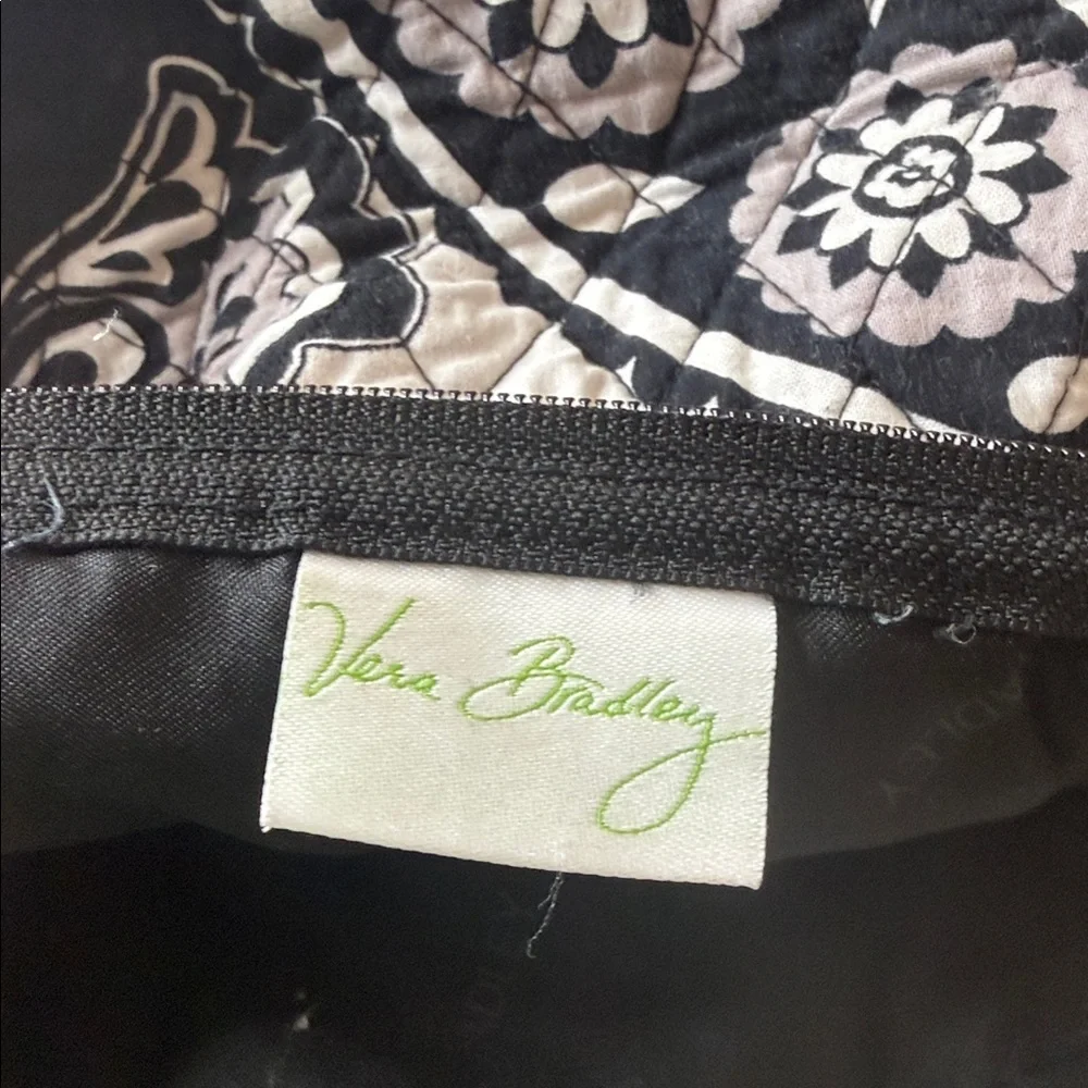 Vera Bradley RETIRED Midnight Paisley Cosmetic / Makeup Bag
